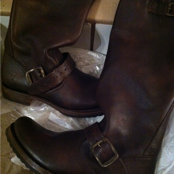 Frye Phillip tall boots size 7.5 brown - Picture 13 of 15